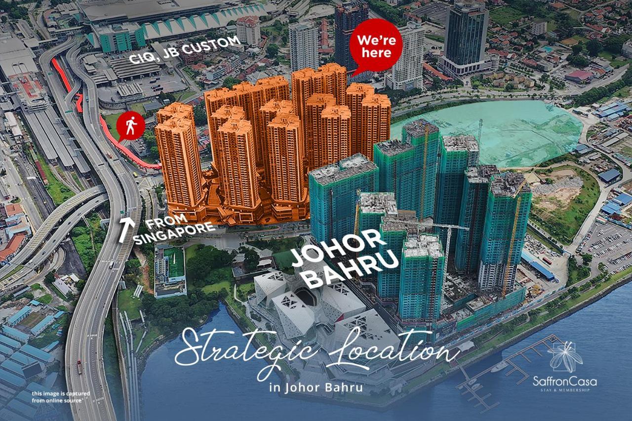 Appartamento SaffronCasa JB Johor Bahru Esterno foto